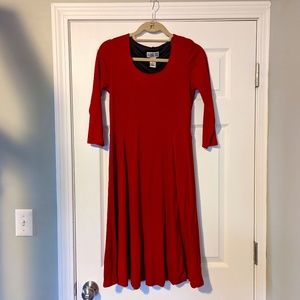 Red Aline Dress